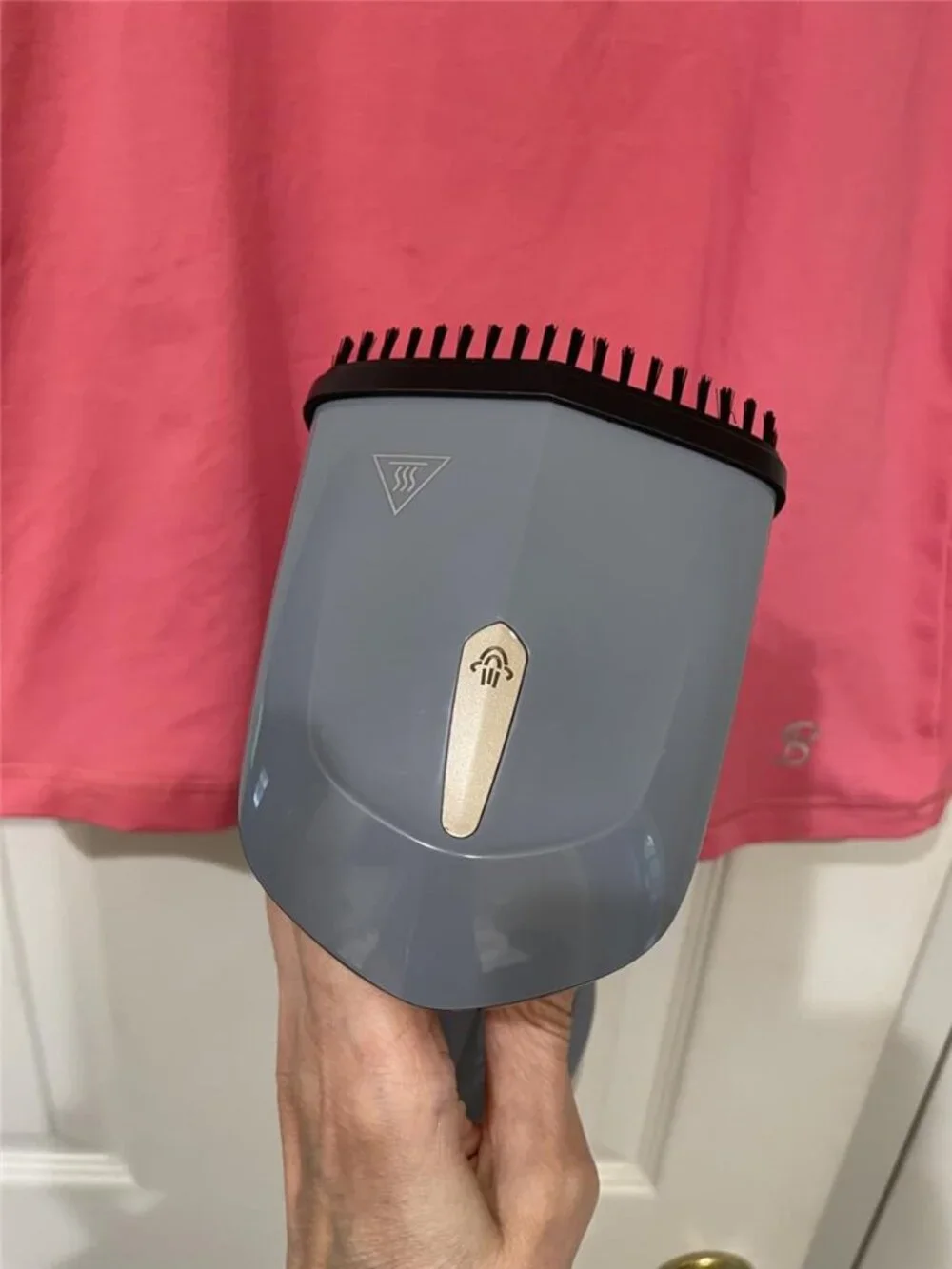 Foldable Travel Steamer for Clothes, 1200W Fast Heat-Up, Blue | Folds flat for